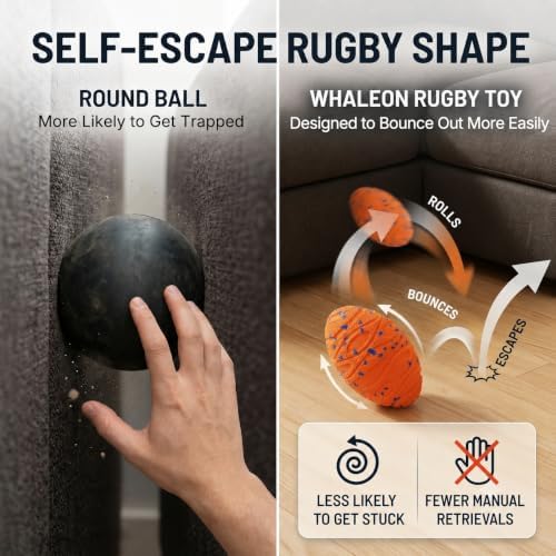 Interactive Dog Ball for Medium & Large Dogs, E-TPU Football Toy - Image 6