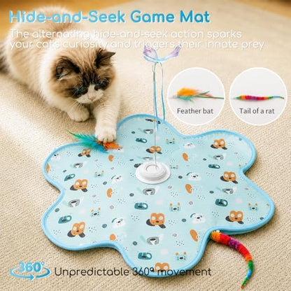 Interactive Cat Toys, Rechargeable with Auto Play and Bird Chirps - Image 3