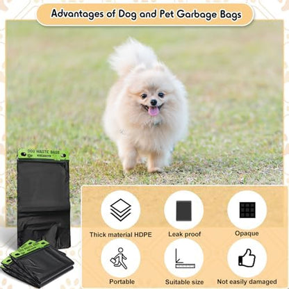 Ireer 1000 Pcs Dog Waste Bags Bulk, Pet Feces Bags with Hang Hole - Image 5