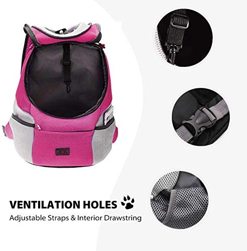 PETCUTE Dog Backpack Carrier Cat Carrier Pet Travel Carriers for Small Dogs and Cats Pet Travel Backpack - Image 5