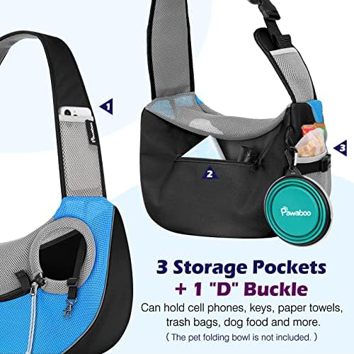 Pawaboo Pet Sling Carrier for Small Dogs Cats - Image 4