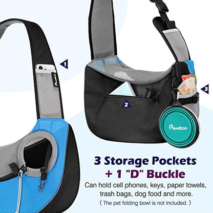 Pawaboo Pet Sling Carrier for Small Dogs Cats - Image 4