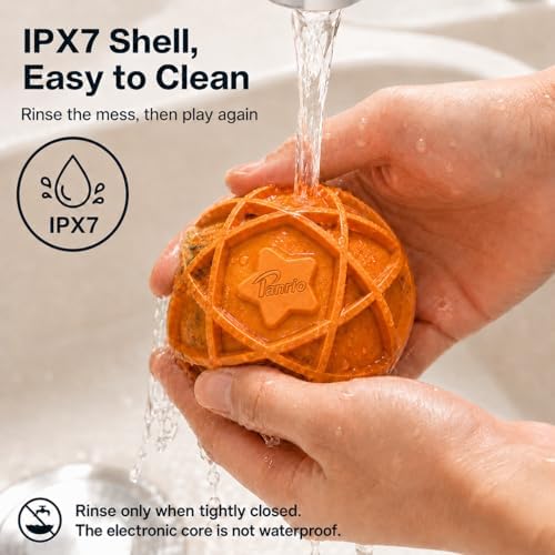 Orange Replacement Shell for Interactive Dog Ball Toy, 4-Turn Thread - Image 4