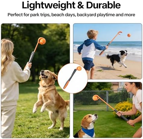 PAWISE Dog Ball Launcher Dog Fetch Toy Dog Tennis Ball Thrower (Large) - Image 5