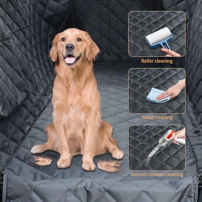 Viaviat Dog Car Seat Cover,Pets Back Seat Extender,600D Heavy Durable 100% Waterproof Scratchproof Soft Dogs Hammock, Nonslip Backseat Protector for Cars Trucks SUVs - Image 6