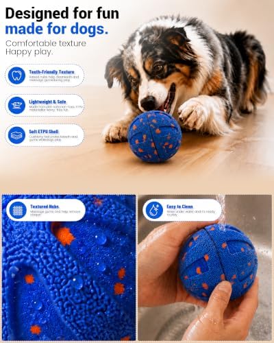 Herding Ball for Dogs, Blue Moving Dog Balls - Dog Toy Agility Equipment - Image 5