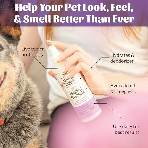 SKOUT'S HONOR Probiotic Dog Deodorizing Spray - Lavender, 8 oz - Image 5