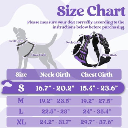 rabbitgoo Dog Harness Small Sized, Updated Easy On & Off with 3 Buckles - Image 2
