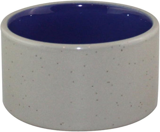 SPOT Standard Crock Dish for Small Animals - Food/Water Bowl for Small Pets, Round Ceramic Bowl with High Walls, Ideal for Birds, Small Cats, Dishwasher Safe - 4 inch, 1 Cup (8oz)