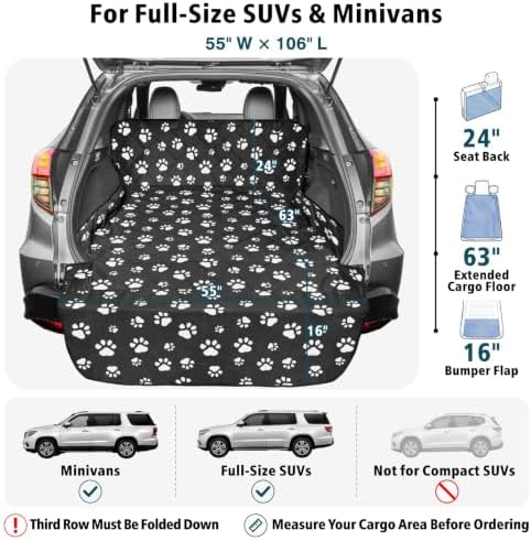 SUV Cargo Liner for Dogs - Water Resistant Trunk Cover for Full-Size SUV - Image 2