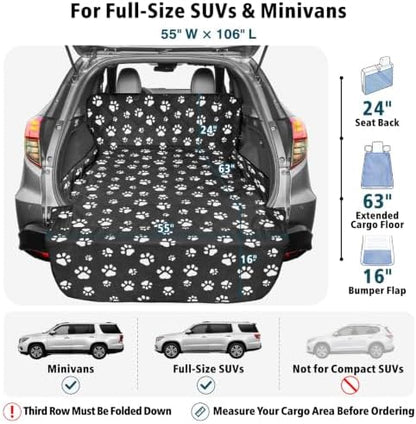 SUV Cargo Liner for Dogs - Water Resistant Trunk Cover for Full-Size SUV - Image 2