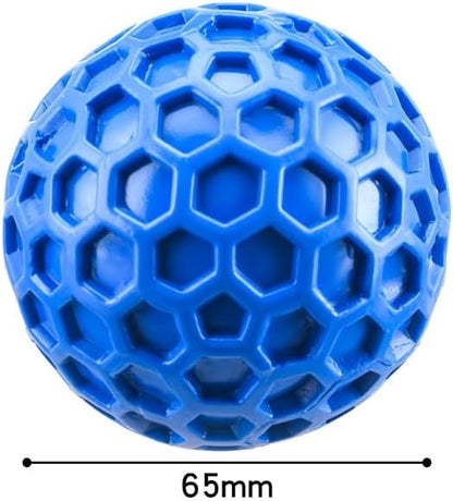 3pcs Small Interactive Dog Balls Chuck It Balls Indestructible Dog Toys for Aggressive Chewers 6.5cm/2.55in Diameter 3 Colors