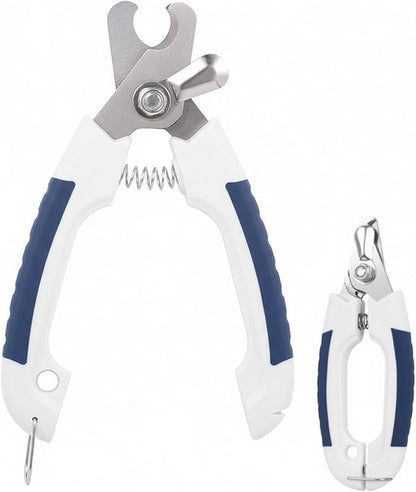 BPG Pet Grooming Tools for Dogs & Cats- Pet Nail Clippers Stainless Steel Nail Trimmer with Safety Guard & Non-Slip Grip