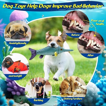 Fuufome Large Squeaky Dog Chew Toy, Ideal Dog Toys for Chewers, for Small and Medium Breed Puppies or Dogs - Image 4