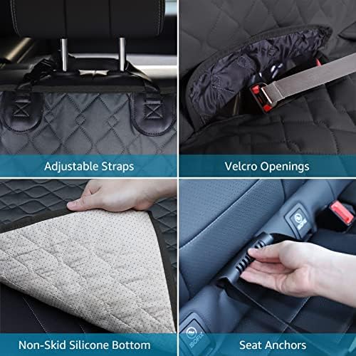 Lassie Back Car Seat Cover for Dogs and Kids with Seat Belt, Universal Fit - Image 5
