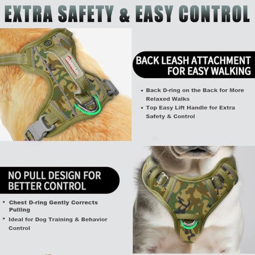 BARKBAY Dog Harness for Small Sized Dog No Pull Dog Vest ID Tag Pocket - Image 3