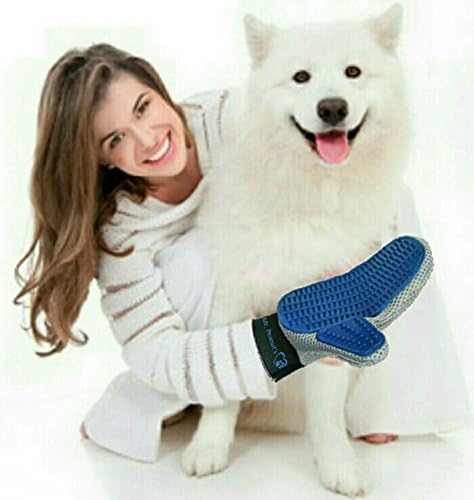 Mr. Peanut’s Pet Grooming Glove – Deshedding Hair Removal Mitt with Gentle Silicone Tips, Adjustable Wrist Strap & Breathable Mesh; Perfect for Dogs, Cats, Rabbits & Small Pets - Image 3