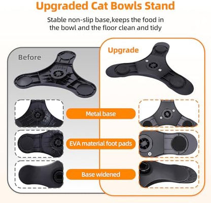 Raised Cat Bowls,15° Tilted Cat Food Bowls (1 Pack) - Image 5