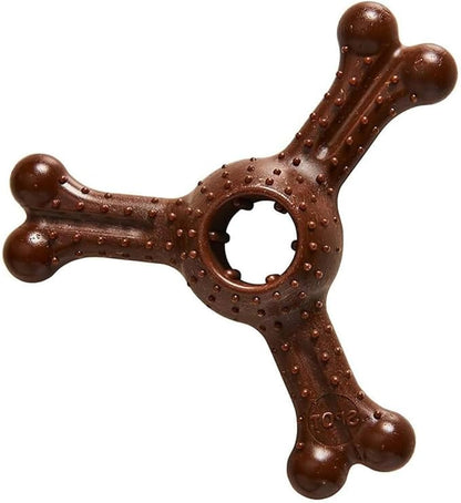 Bam-Bone Plus Triple Chew Dog Toy Bison, 1ea/7 in