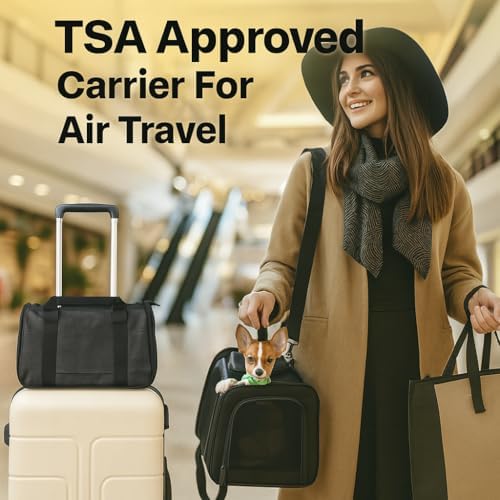 Movelo, Pet Carrier with Two Entrances – Top & Side Opening Soft-Sided Travel Carrier for Cats & Small Dogs up to 25 lbs – Airline Approved, Mesh Ventilation, Removable Pad & Shoulder Strap - Image 2