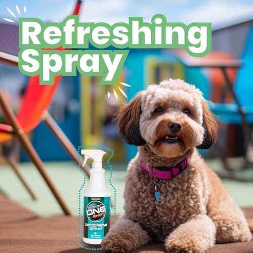 Best Shot ONE SHOT Deodorizing Spray, Versatile Pet Odor Eliminator Spray, Alcohol-free and Fabric-safe, Deodorizing Spray for Horses, Dogs, and Cats, Herbal Mint Fragrance, 32 Oz. - Image 4