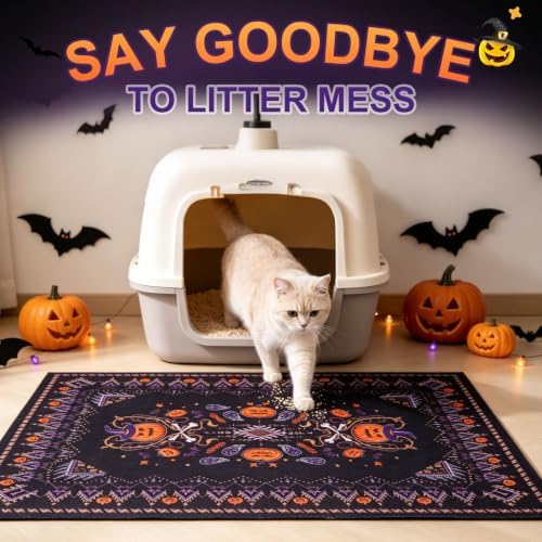 BEAUTYZOO Cat Litter Mat, 28" x 36" Large Litter Trapping Mat, Waterproof - Image 3