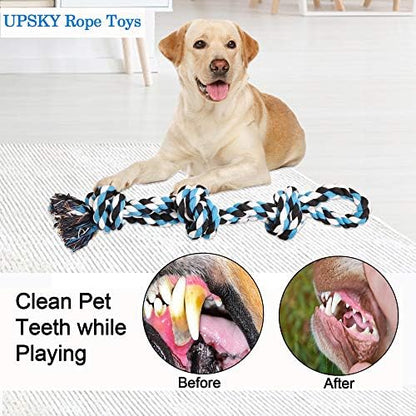 UPSKY 2 Pack Dog Rope Toys, Heavy Duty Dog Chew Toy for Aggressive Chewers - Image 6