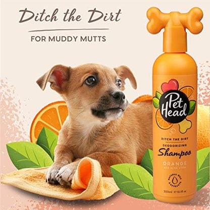 Pet Head Ditch the Dirt Dog Shampoo | Orange Scent | 16 fl. oz. - Image 3
