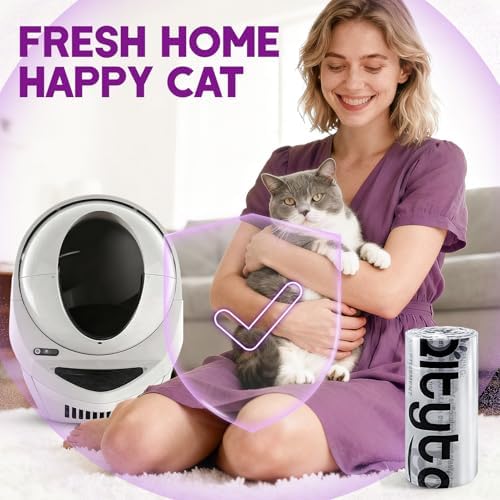 120 Pack Cat litter Bags Fits Litter Box Robot 5/4/3 Waste Bags - Image 7