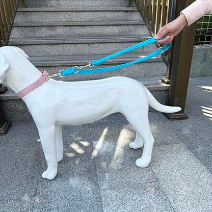 Double Ended Dog Leash,for Obedience Training Easy to Use,Lightweight,Soft for Large and Medium Dogs (Blue, 1M*2.5CM) - Image 5