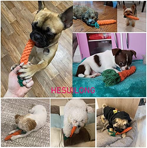 Dog Toys 3 PCS Puppy Teething Chew Toys,Dog Rope Toys,Cat Chew Toys,Safe Braided Rabbit Toys Healthy Gift | Safe Braided Rabbit Toys Healthy Puppy Teething Toy for Small Dogs, Durable, Knotted Rope Interactive Training Handmade - Image 4