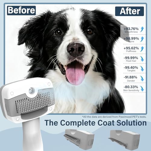 Cat Steam Brush, 5-in-1 Self-Cleaning Spray Deshedding Tool, with Shampoo - Image 6