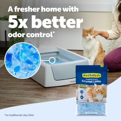 PetSafe ScoopFree Odor Control Crystal Cat Litter, Fresh Scent, 8 Lb Bag - Image 2