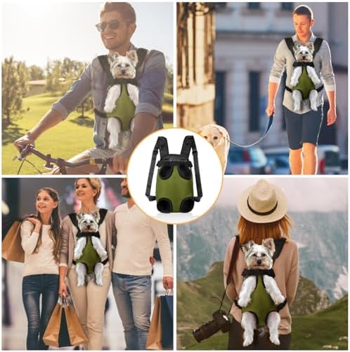 YUDODO Pet Dog Carrier Backpack Adjustable Front Carrier for Small Dog Cat - Image 5