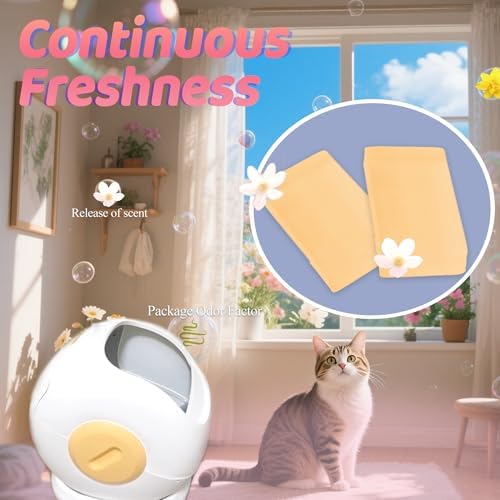 NewKe 10 Pack Pet Odor Eliminator for Meowant Self-Cleaning Cat Litter Box - Image 6