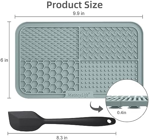 MateeyLife Lick Mat for Dogs & Cats, Slow Feeder Licking Pads for Boredom - Image 4