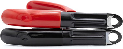 Jeffers Pet Nail Trimmer Small Hole Red – Guillotine Clippers for Dog, Cat, Puppy & Small Animal Grooming – Stainless Steel Blade, Non Slip Grip, Pet Grooming Tool for Home & Travel