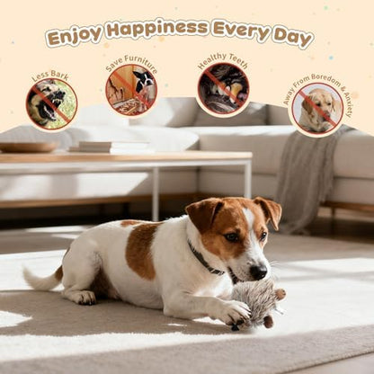 Pawaboo 2 Pack Hedgehog Plush Dog Toy, Squeaky Dog Chew Toy Soft Plush - Image 5