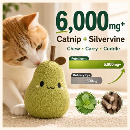 Durable and lnteractive Cat Teething Stick Toys: Chewing Stick, Grinding Teeth Rod, and chewable Cat Doll for Your Pet's Entertainment (Green) - Image 2