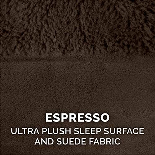 Furhaven Replacement Dog Bed Cover Plush & Suede Sofa-Style, Machine Washable - Espresso, Large - Image 4