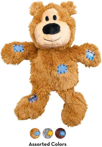 KONG Wild Knots Bears - Durable Dog Toys with Internal Knotted Ropes and Minimal Stuffing for Less Mess (Assorted Colors) (Small/Medium (2 Pack)) - Image 3