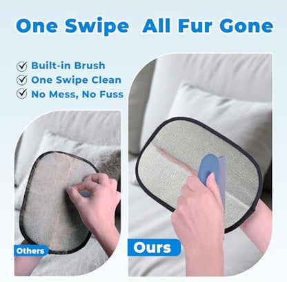 GRENTY 2 PCS Pet Hair Removal Glove for Dogs & Cats - Image 4