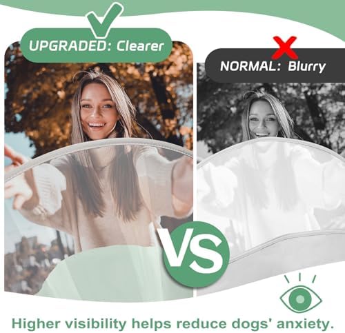 Dog Cone Collar with Soft Liner to Stop Licking, Elizabeth Recovery Collar After Surgery for Large Medium Dogs, Comfortable Pet Head Cone Alternative for Neutering Spay Injury - Image 4