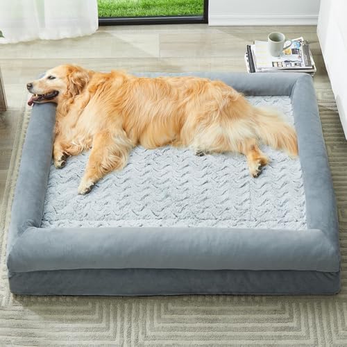 WNPETHOME XL Extra Large Orthopedic for Senior Dog Bed Comfy Sleeping by WNPETHOMEPETSHOME