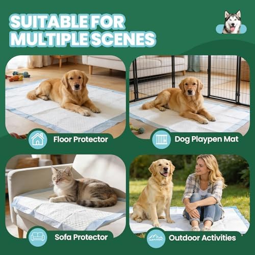 IMMCUTE 50 Pack Dog Pads XL, 30"x36" Great Value Puppy Pads - Image 3