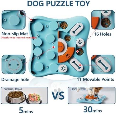 FOXMM Interactive Dog Treat Puzzle Toys for IQ Training&Mental Stimulating - Image 4