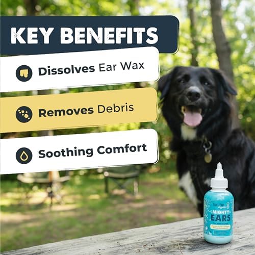 Mighty Paw Waggables Dog Ear Wash - 4 oz (Made in USA) | Cleaner Solution. Wash Cleaner Aloe Vera Pet Drops. Liquid Cleaner for Dogs. for Itchy, Yeast & Healthy Ear Canals - Image 2
