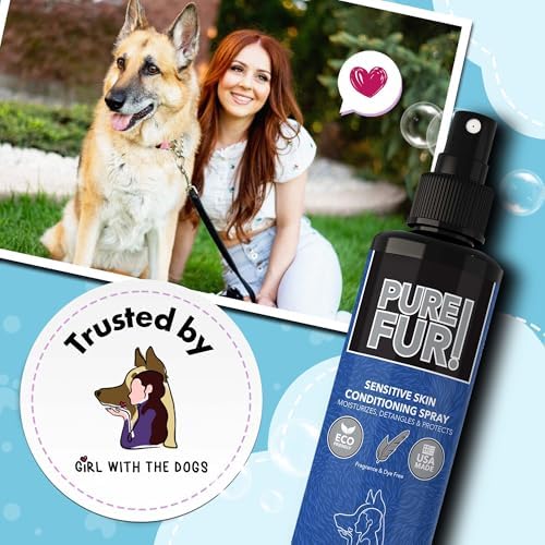 Pure Fur! by Girl With The Dogs Sensitive Skin Pet Conditioning Spray 8Wks+ - Image 2