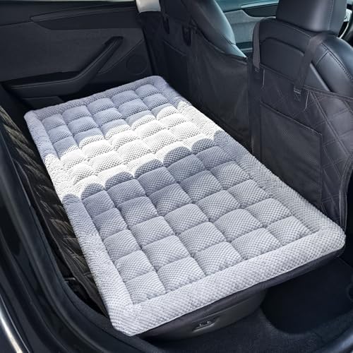 REEVAA Dog Bed Mat for Car Back Seat Grey, 54x24x2 inch by REEVAA