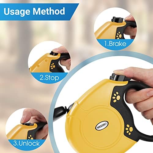 360°No Tangle 26 Ft Retractable Dog Leash for Dogs up to 99lbs - Image 5
